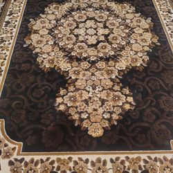 2 Brand New Large Persian Style Brown Rugs