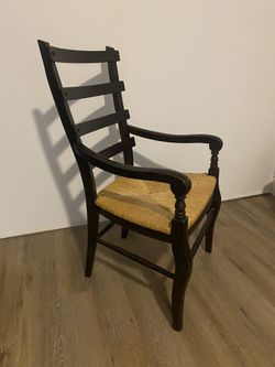 Solid Wood Arm Dining Chair