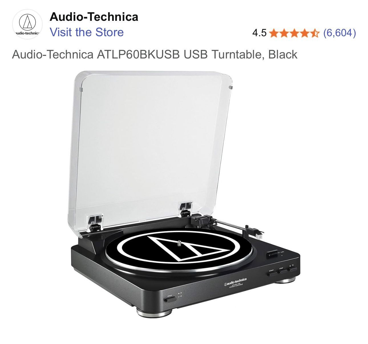 Record Player, Sound Bar, and Record Collection