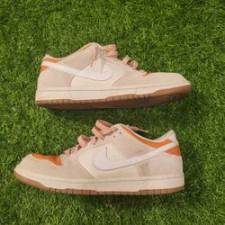 Nike Dunk Low Cl Men’s Size 10.5 White Hoop Orange 318020 111 Vintage 2007 Dunks