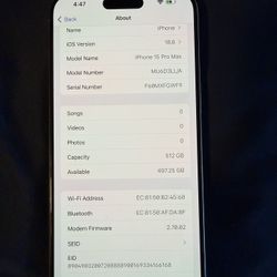 Iphone 15 Pro Max 512gb Att Locked