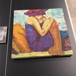 Colorful Art With 2 4X6 In Frames And 5X7 Frame