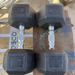 40 lbs dumbbells