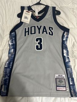 Allen Iverson Authentic Mitchell and Ness Georgetown Jersey
