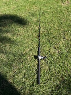 Fishing rod and reel salt water
