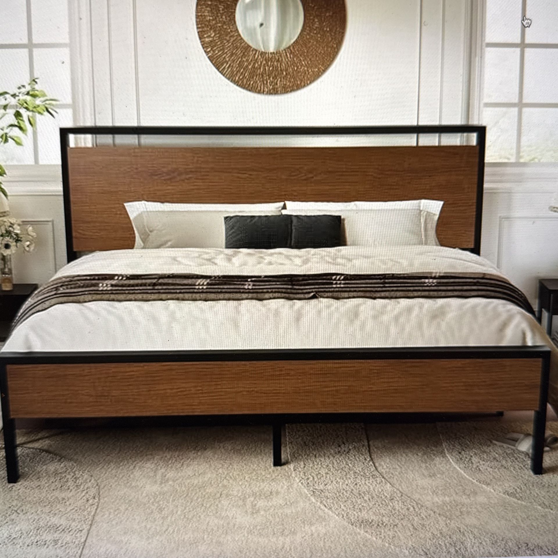 Allewie king Size Platform Bedframe