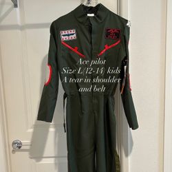 Kids Ace Pilot Costume