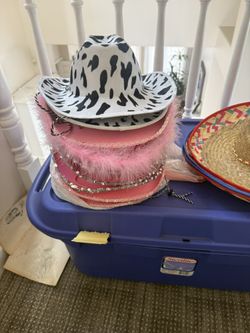 Bachelorette Party Cowgirl Hats (set of 10)