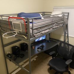 Bunk Bed With Desk