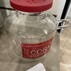 Glass Popcorn Popper