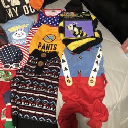 Ropita Para Perrito de 7 A 12 Libras Juguetes Cadenitas Cepillos Y Otras Cosas 