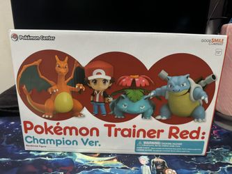 Pokemon Trainer Red Champion Version Nendoroid GoodSmile Collectible Set