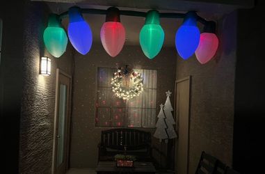 Inflatable Giant Christmas bulbs
