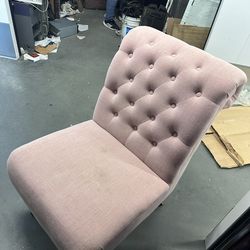 Elegant pink chair