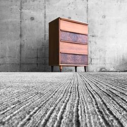 Stunning MCM Walnut Wooden Dresser With Amazing Color Contrast, Reimagined With Love 🖤