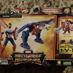 Marvel Mech Strike Mechasaurs Captain America