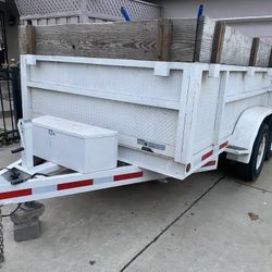 12x8 Hydraulic Dumping Trailer ✅