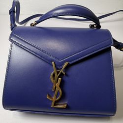 Saint Laurent Cassandra Top Handle Bag Leather Mini
