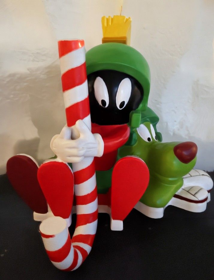 1998 Marvin The Martian Stocking Holder Warner Bros