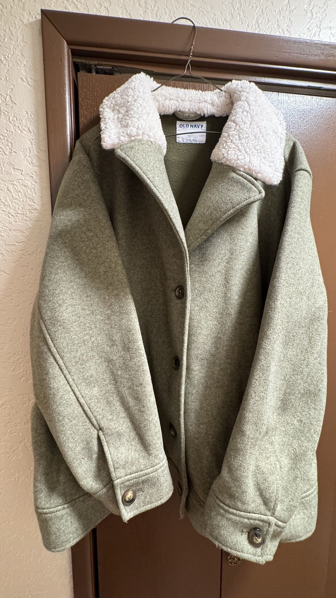 Old Navy Soft Faux Wool Green 3X