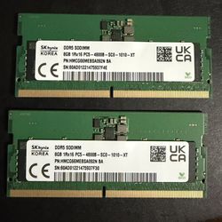 16GB DDR5 4800MHz laptop RAM kit (SO-DIMM)