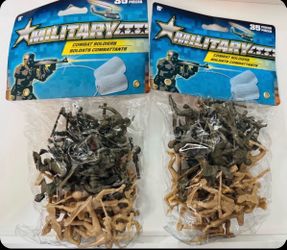 Military Combat Plastic Soldiers - 70 Figures - NEW - $5 for all