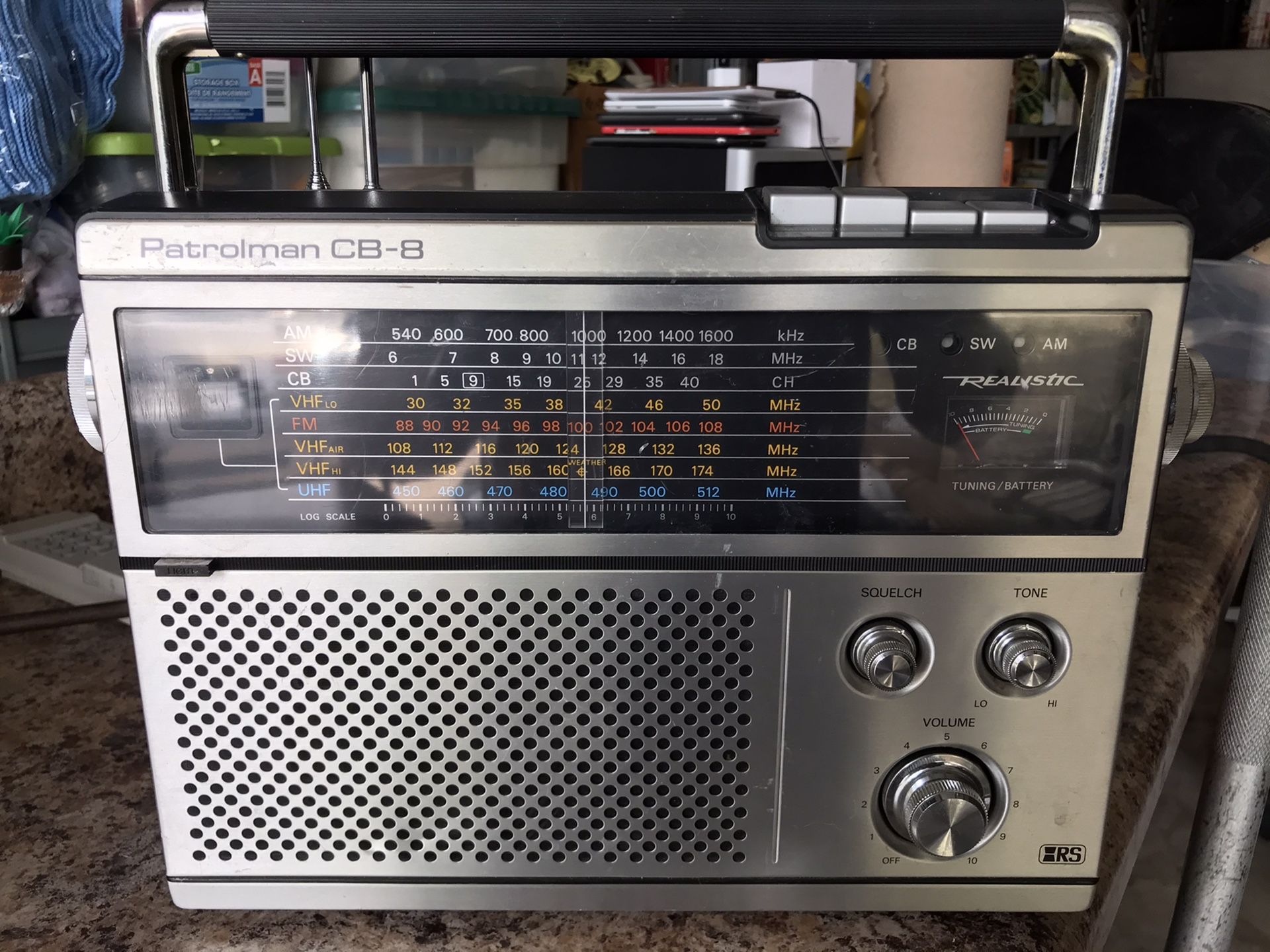 Vintage Patrolman CB-8 Radio