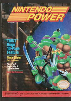 Nintendo Power V6 (1989) - 1st J. Scott Campbell TMNT Cover