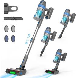 T560 Cordless Stick Vacuum Cleaner Gray Blue