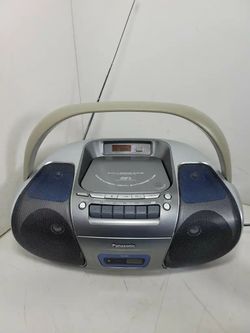 Panasonic RX-D29 Portable Stereo System: CD R/RW - Cassette - AM FM Radio - CD Player - Boombox