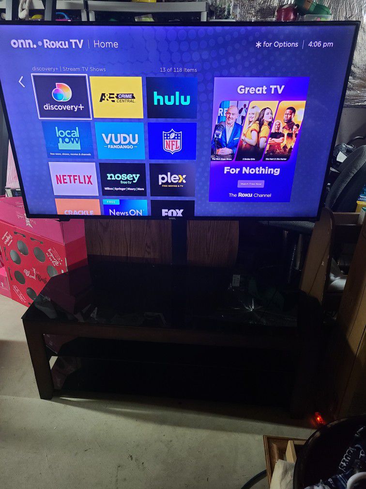 55 Inch TV And Stand