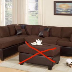 Brown Sectional