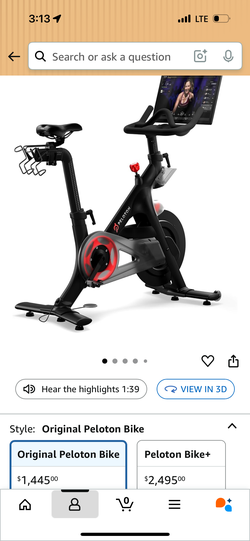 Gen 2 Peloton Bike - Excellent Condition w/ Accessories - Kentwood, MI