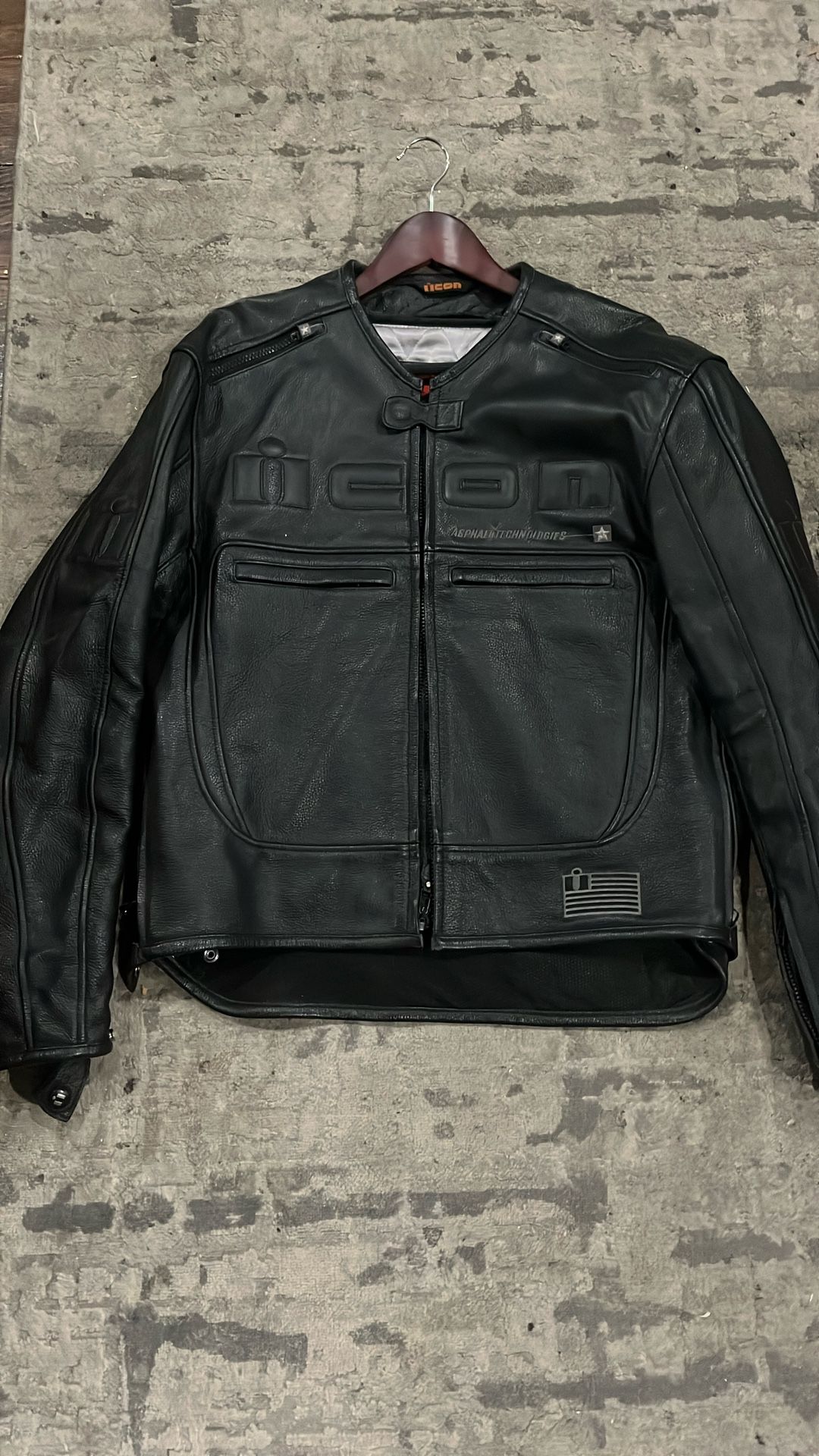 Icon Leather Motorcycle Jacket