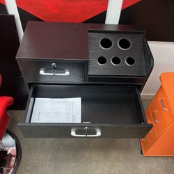 Barberpub 2032 Hair Station Storage With Holsters