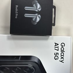 Samsung A17 5G w/free airbuds