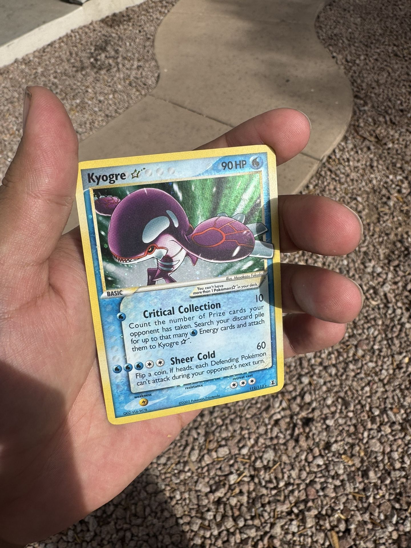 Kyogre Delta Species Gold Star⭐️