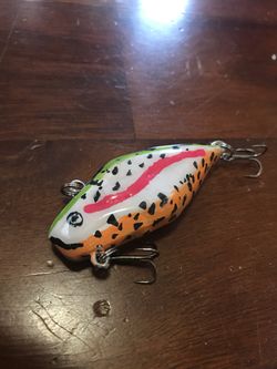 Handmade wooden fishing lure