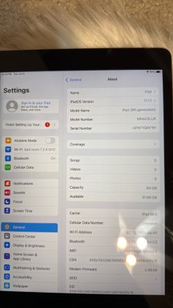 Beautiful iPad 9th generation 64gb