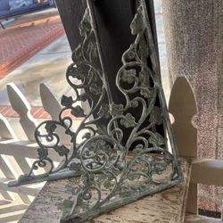 Vintage Metal Shelf Bases