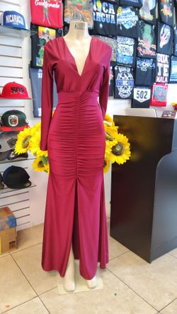 Vestido Color Burgundy 