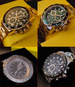 SUPER SALE! $215 FOR ALL 4 INVICTA WATCHES