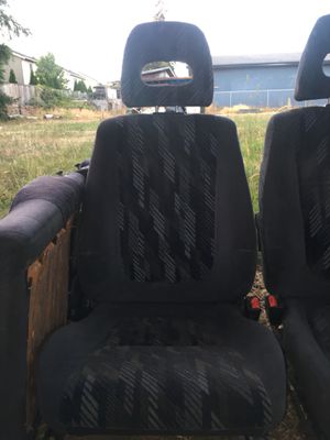 Gsr Black And Grey Confetti Front And Rear Seat For Sale In Tacoma Wa Offerup