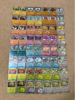 56 Card Lot - Pokémon Scarlet & Violet Gem Pack Vol 4 (CBB4C) (Stamp, Holos)
