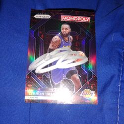 LeBron James Auto Signed Autograph Card Lakers Cavs Nba