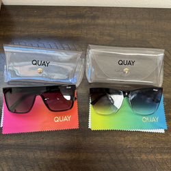 2 Pairs Quay sunglasses 