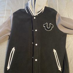 True Religion Varsity Hooded Jacket