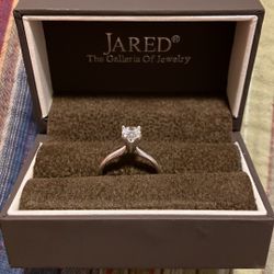 Solitaire Oval Diamond Ring from Jared - Size 7