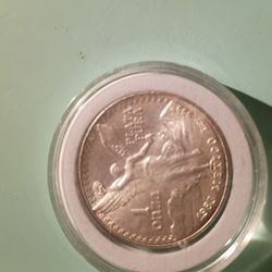 1983 Mexican Libertad 1 Oz .999 Silver Coin