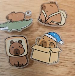 Capybara pins